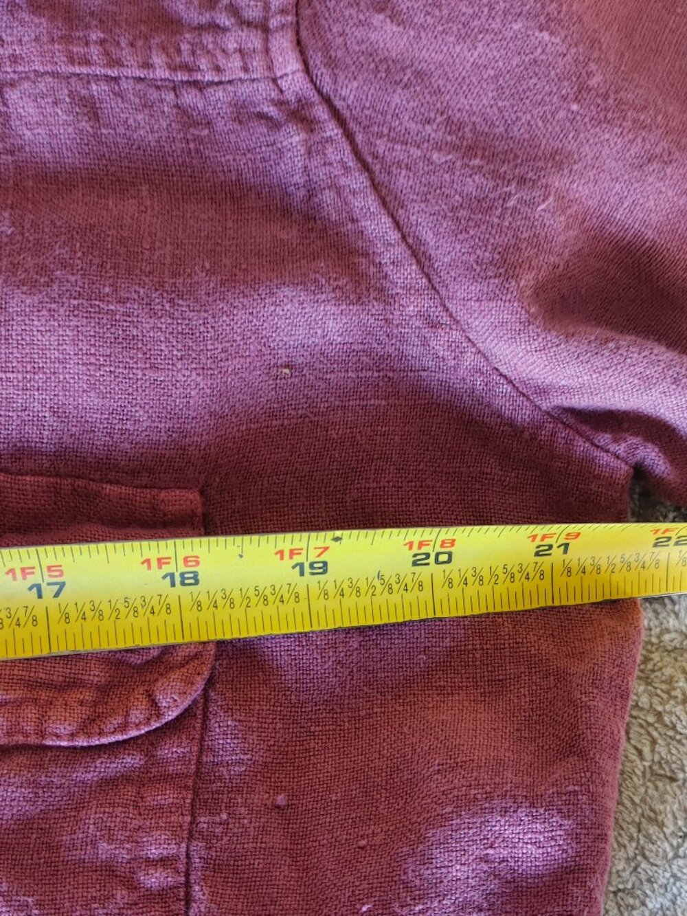 ✨ Vintage Raspberry Pink Linen Cropped Jacket ✨ - Picture 10 of 16